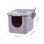 Polyethylene Plastic Litter Box with Scoop