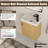 Paston 18'' Single Bathroom Vanity Set with Resin Vanity Top-1153771723