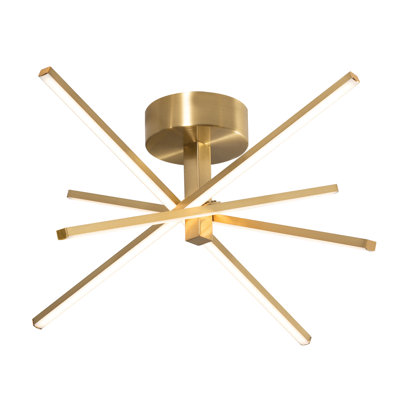Iuturna Acrylic LED Semi Flush Mount