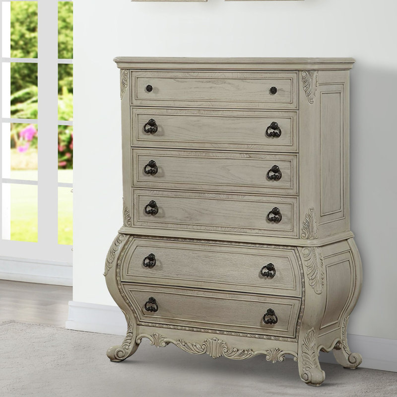 Anastazia 6-Drawer Chest, Antique White