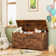 Lingle 39.4'' W Storage Bench with Flip Top Blanket Chest