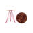 Hudson Solid Wood Top End Table-11795417-11795422