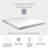 3" Dual-Layer Memory Foam Mattress Topper with High-Density Foam and Washable Cover -1100125261