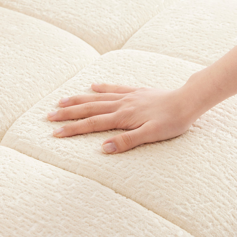 Sofas Chenille - Armless Seat And Ottoman（Only One Ottoman), White