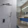 Complete Shower System with Rough-in Valve with 10 Inches Rain Shower Head