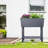 Oversized Self-Watering Outdoor Planter Box and Raised Garden Bed with a Adjustable Storage Shelf