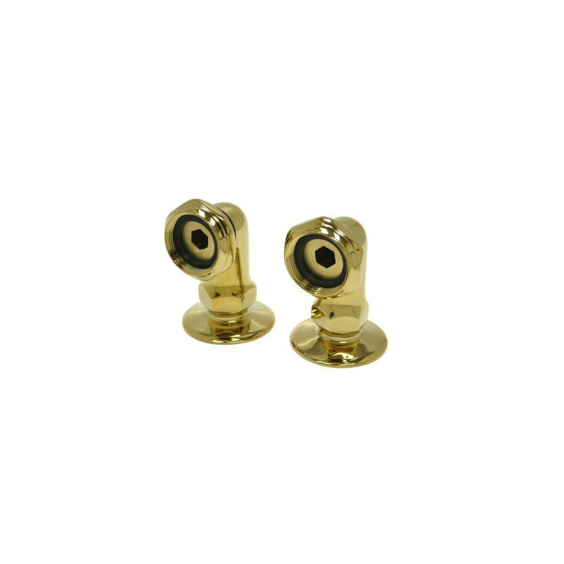 Accents Riser For Leg Tub Filler, Polished Brass