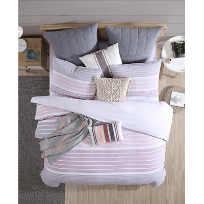 Cordelia 3 Pieces 100% Cotton Duvet Cover Set