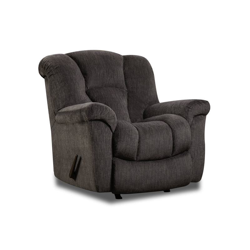 Sarahkate Upholstered Recliner, Gray Polyester