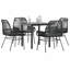 Ensemble repas de patio avec coussins en verre et poly rotin-727446051-727446107-727446106