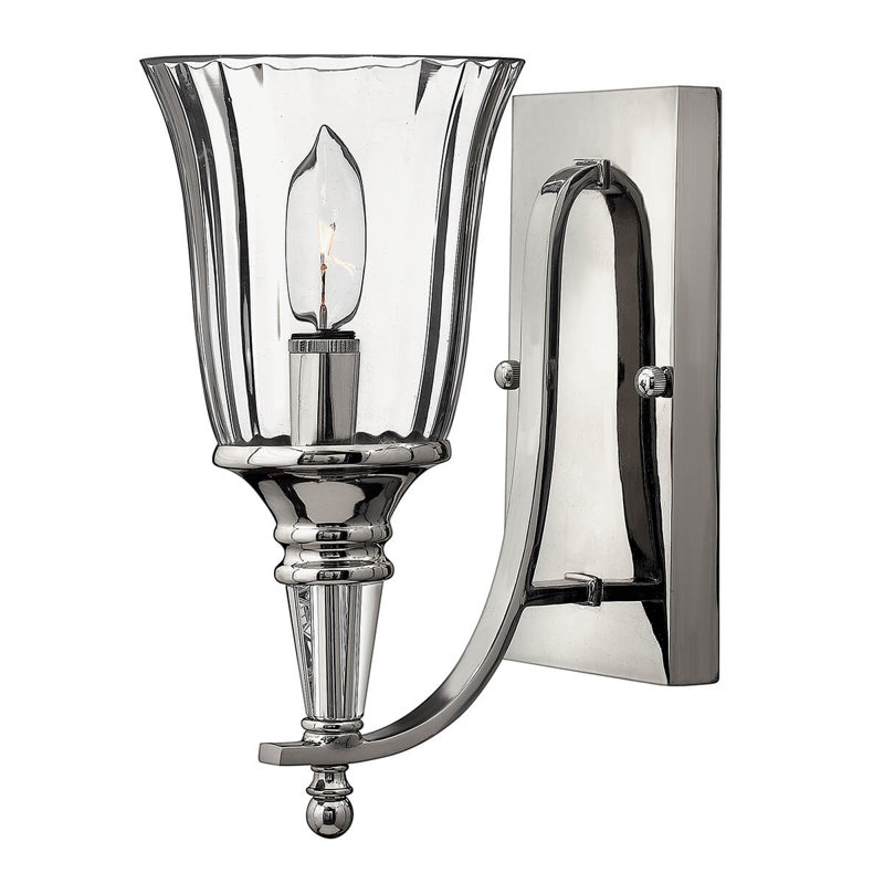 Jessy Steel Armed Sconce