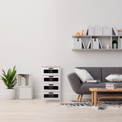 Haislynn 4 Drawer Storage Drawer