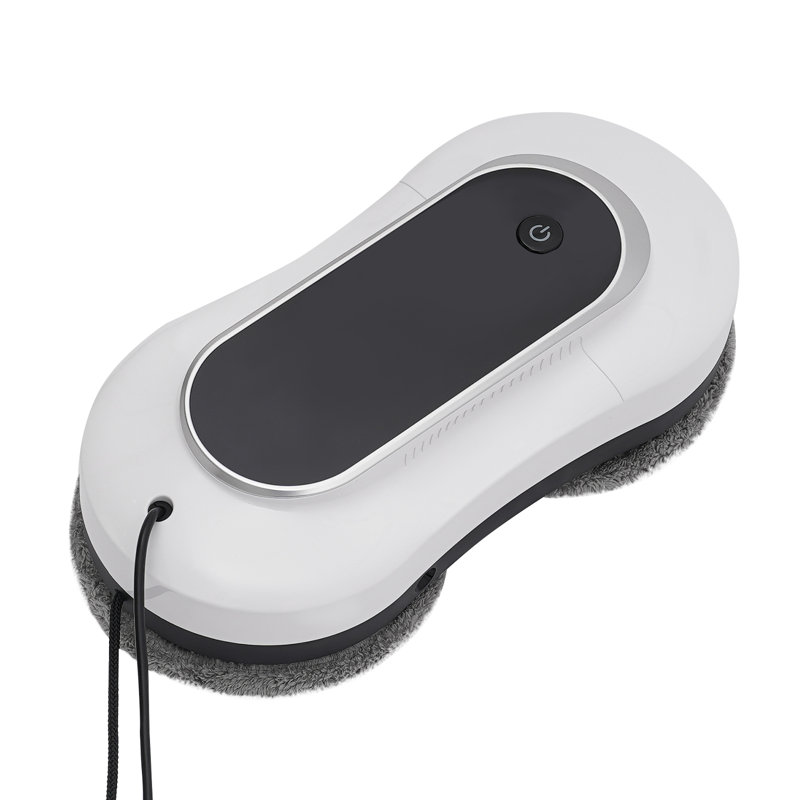 Robot nettoyeur de vitres intelligent 80W avec télécommande intelligente, Blanc
