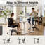 Chaise de bureau de dessinateur - Chaise de bureau haute ergonomique avec repose-pieds réglable - Chaise de bureau à roulettes-499056977-499056978