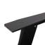  - Chaise Adirondack pliante à dossier haut moderne - Noir