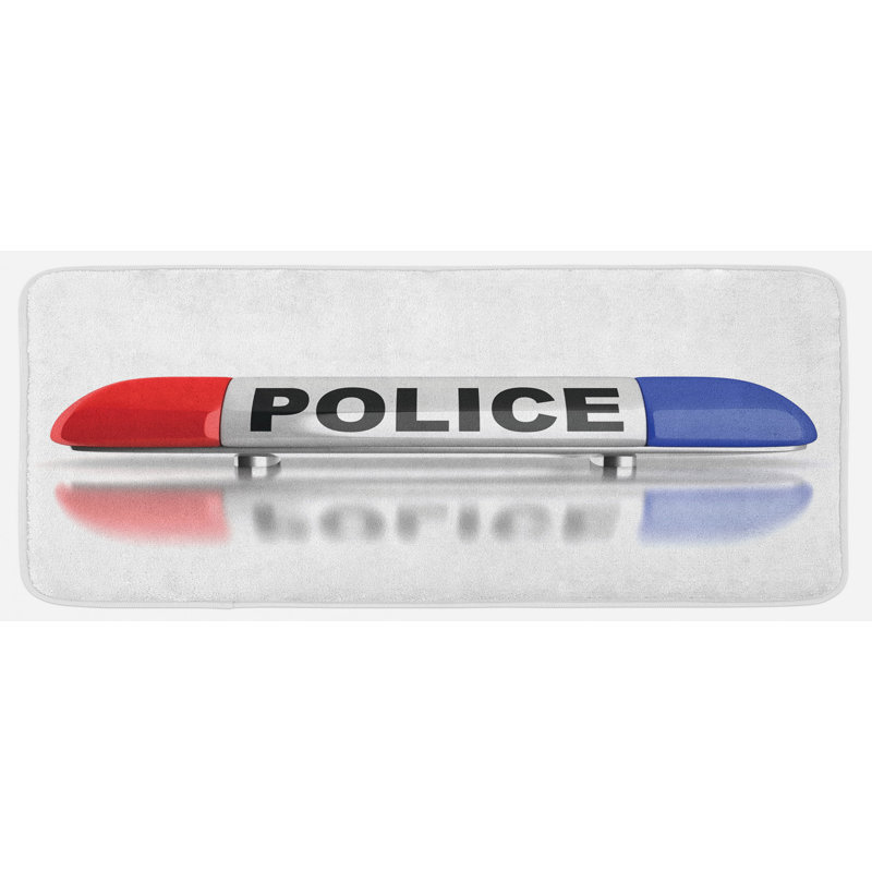 Tapis de cuisine policière