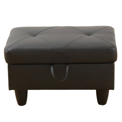Banc de rangement avec repose-pieds et commode pour canapé-lit