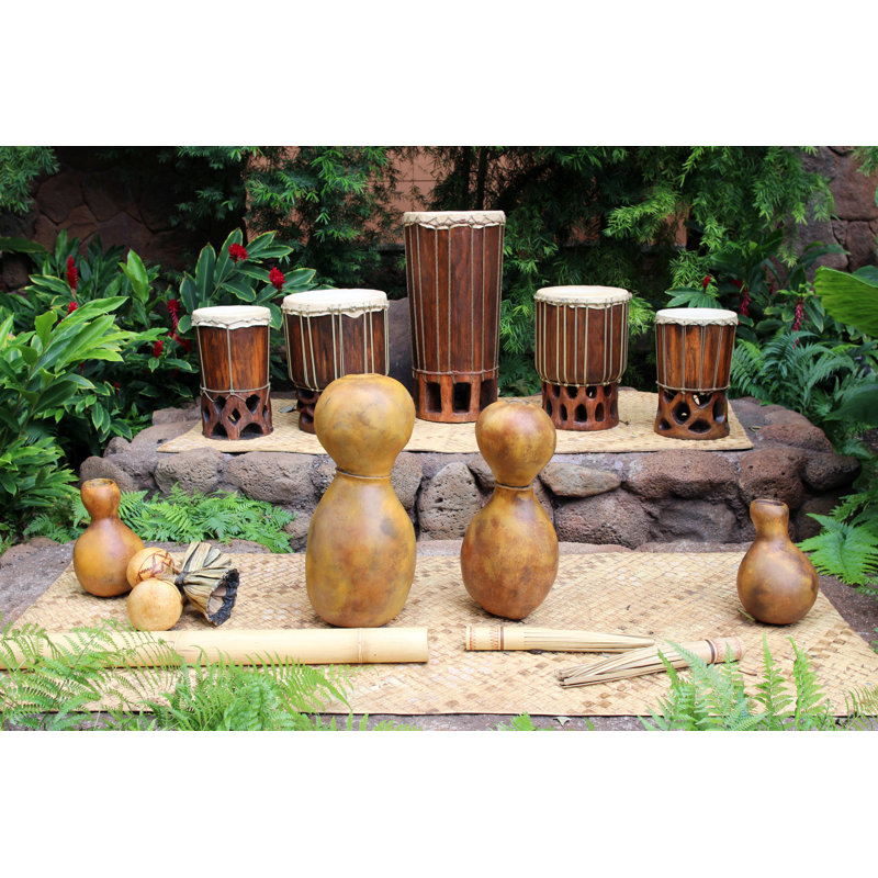 Hula Instruments - Wrapped Canvas Print, 61cm H x 91cm W x 3.8cm D