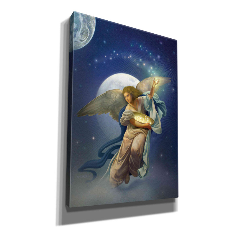 Sur toile, H 26 po x l 18 po x P 0,75 po