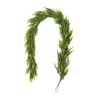 Leonni 9' Christmas Greenery PE Dripping Garland