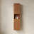 MITCH 59" Tall Bathroom Wall Mounted Cabinet, Narrow Storage Cabinet With Doors And Shelves, Suitable For Small Spaces, Applicable To Bathroom, Living Rooms And Laundry, Brown Oak Woodgrain Color-523867442