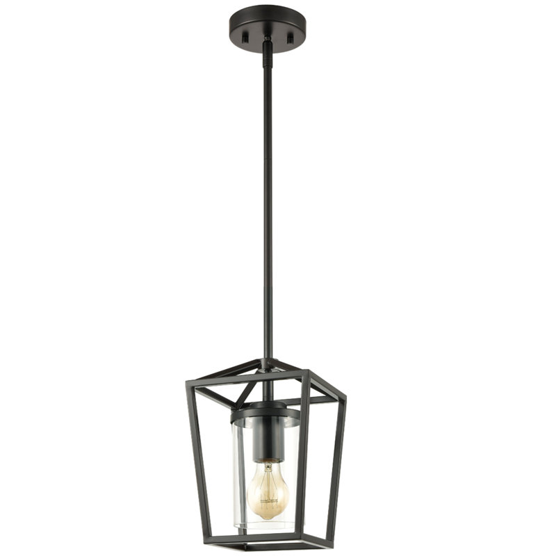 Luminaire suspendu cylindrique 1 lumière Dorier