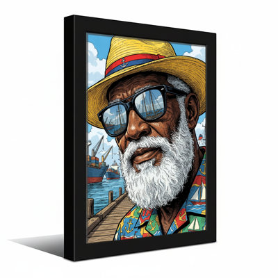 Fashion Colorful Sailor With Hat And Sunglasses
