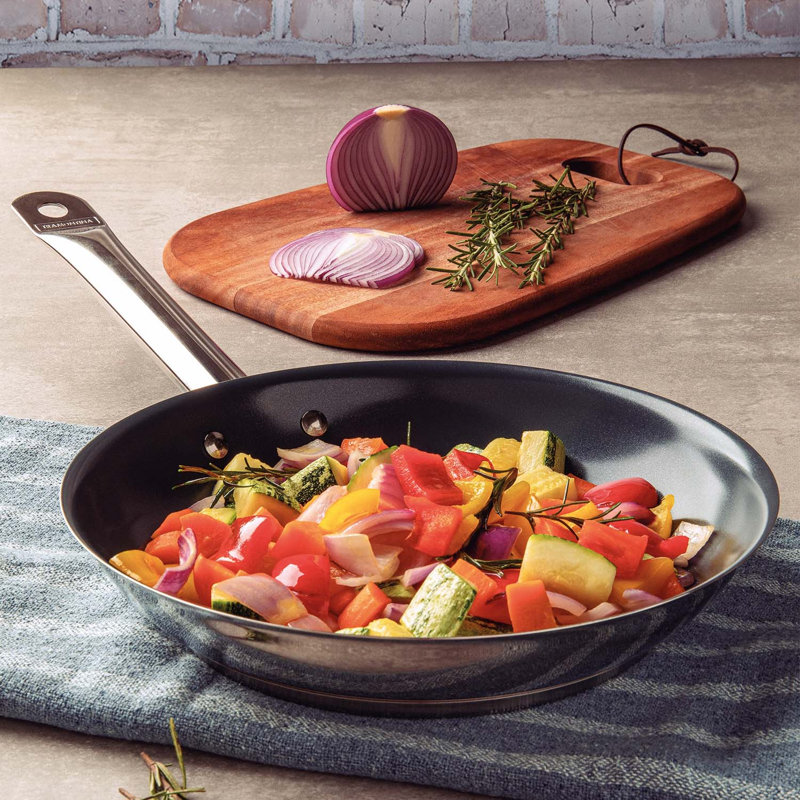 Stainless Steel Non-Stick Frying Pan, 30cm