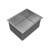 Karran Fusion Undermount 23-in x 18-in Stainless Steel Single Bowl Workstation Kitchen Sink