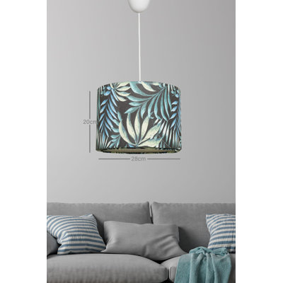 4 - Light White Drum Pendant