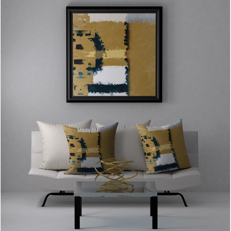 Reversible Throw Pillow, 20" H x 20" W