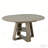 43.3''-59'' Extendable Round Dining Table For 4-8, Mid Century Modern Wooden Round Table With Removable Leaves Space Saving, For Kitchen Living Room-1913116948