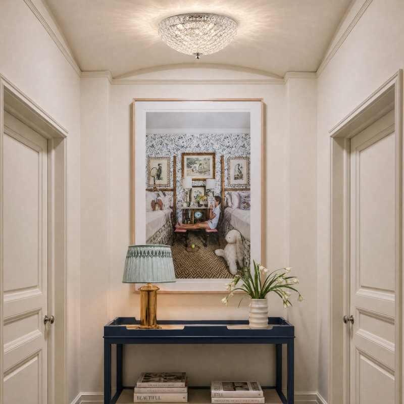 Ehrenfeld Crystal Flush Mount