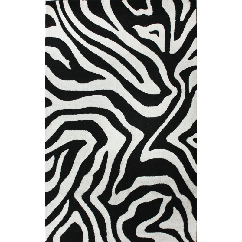Tapis noir Felker, Rectangle 5 pi x 8 pi