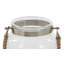 Porte-lanterne de table en verre