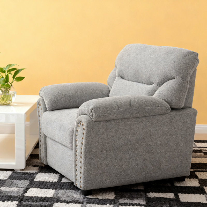 Chaise d'appoint moderne gris, Gris