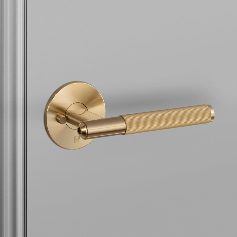 Privacy (Bed & Bath) Door Lever, Brass