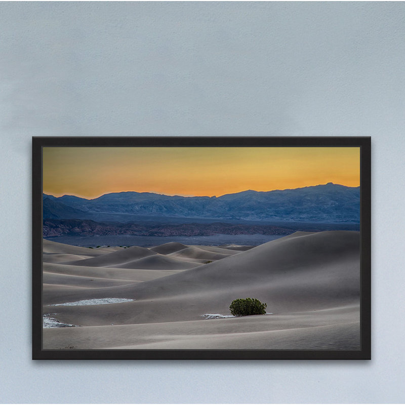 Rolling Sand Hills - Print, 61cm H x 91cm W x 3.81cm D, Black Framed, No Matte