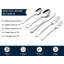 Red Barrel Studio Stainless Steel Flatware Set - Service for 12-1218074377