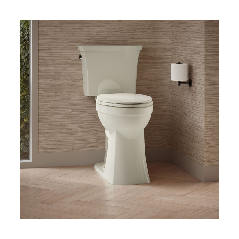 Toilette allongée deux pièces Kelston, Biscuit