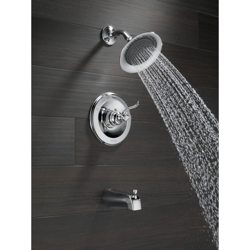Windemere Bathtub Faucet Trim Kit, Bathtub Faucet Set, Shower Head and Handle Set, Bathtub Kit, Chrome