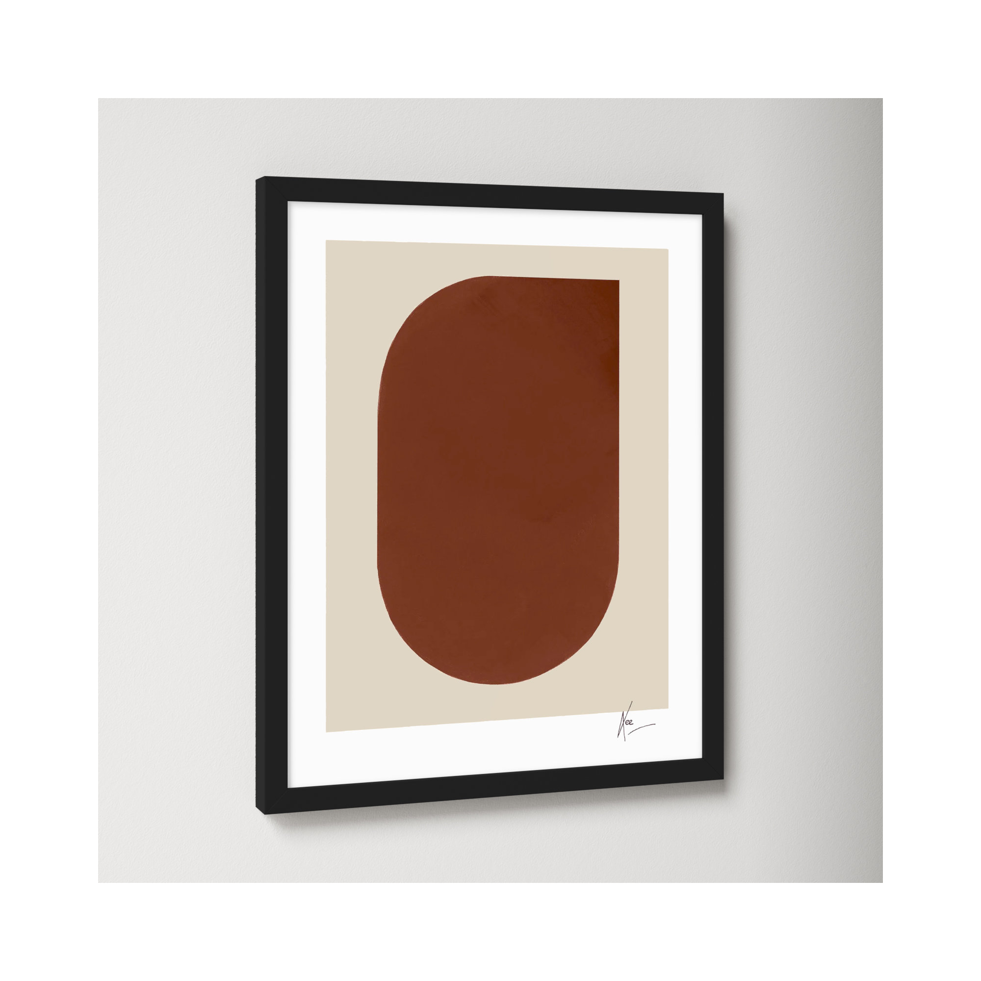 Keyhole 2 by Lee Lessem, Black Framed, 20" H x 16" W x 1.25" D