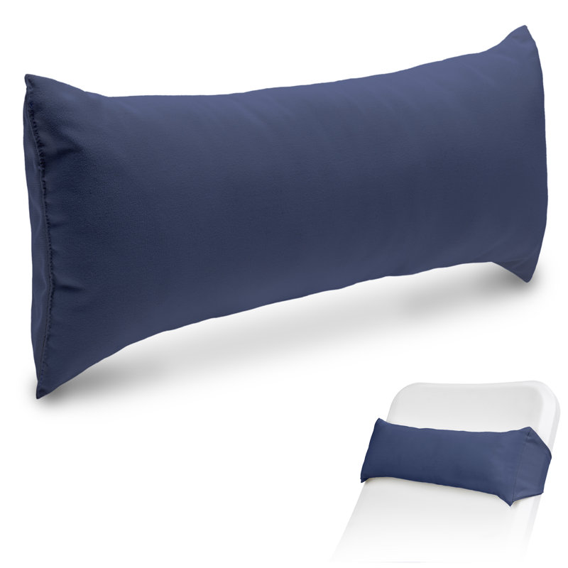 Coussin de chaise longue d'extérieur bleu marine avec sangle Coast, Marine