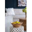 Bol décoratif - 12 po x 12 po x 4 po - Brun naturel