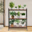 Multi-Tiered Plant Stand with Wheels-2000147372