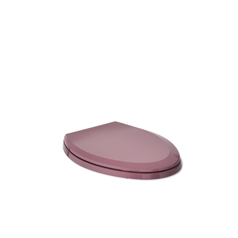 Lustra with Quick-Release Hinges Toilet Seat, Raspberry Puree, Elongated