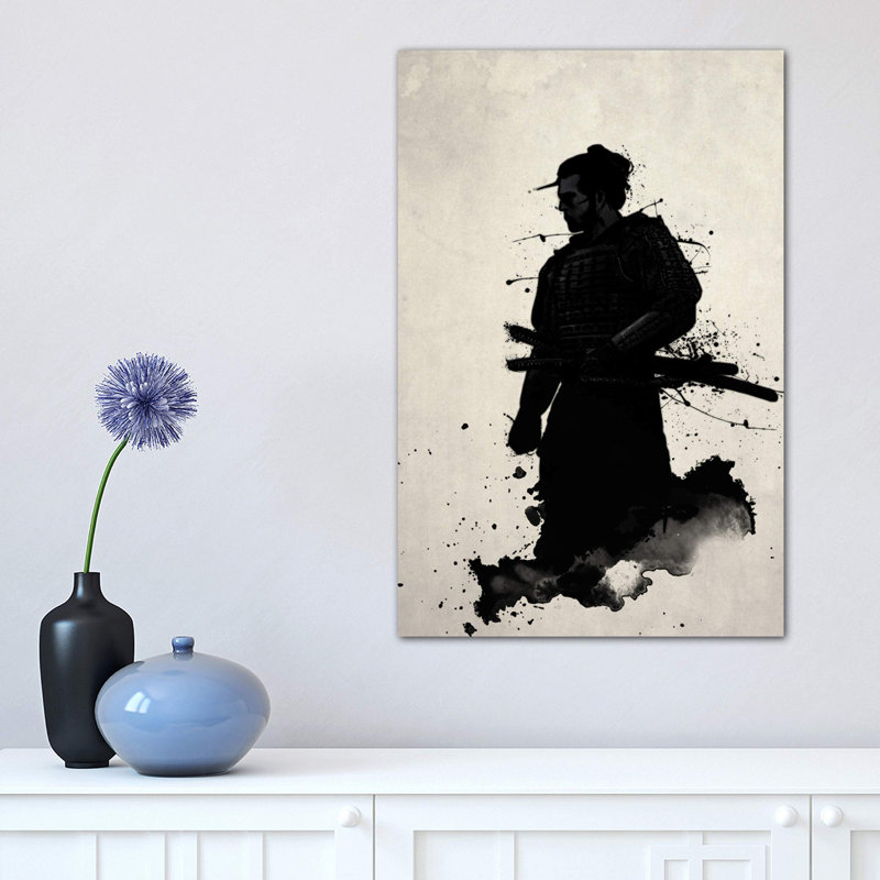 Samurai by Nicklas Gustafsson - Wrapped Canvas Print, 30.48 cm H x 45.72 cm W