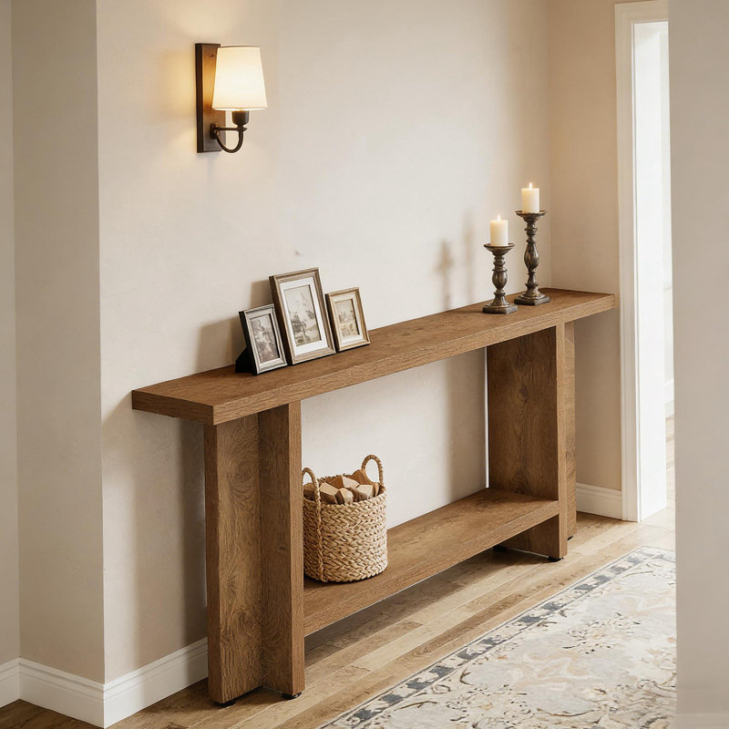 Double-Layer Storage Sofa Table,Hallway Table,Console Table