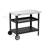 Royal Gourmet Movable 3-Shelf Grill Table with Removable Trash Bag Holder