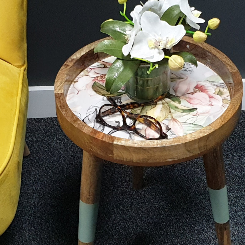 Handmade Elite Tray Top End Table